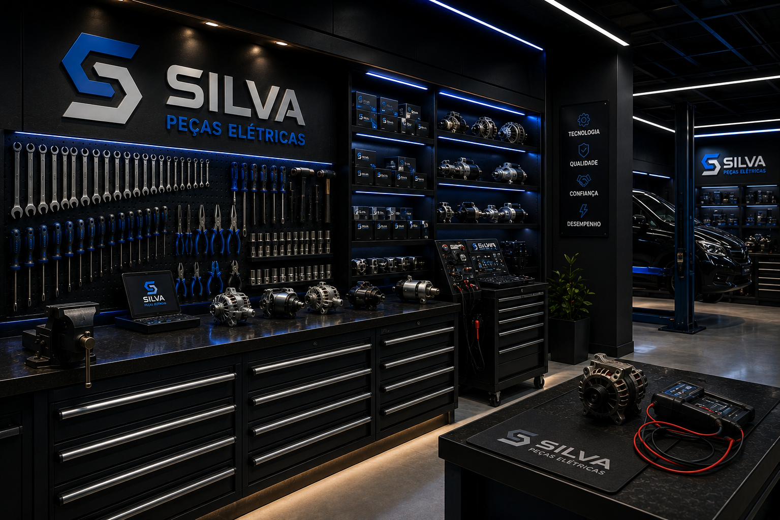 Loja da Silva Peças Elétricas especializada em elétrica automotiva